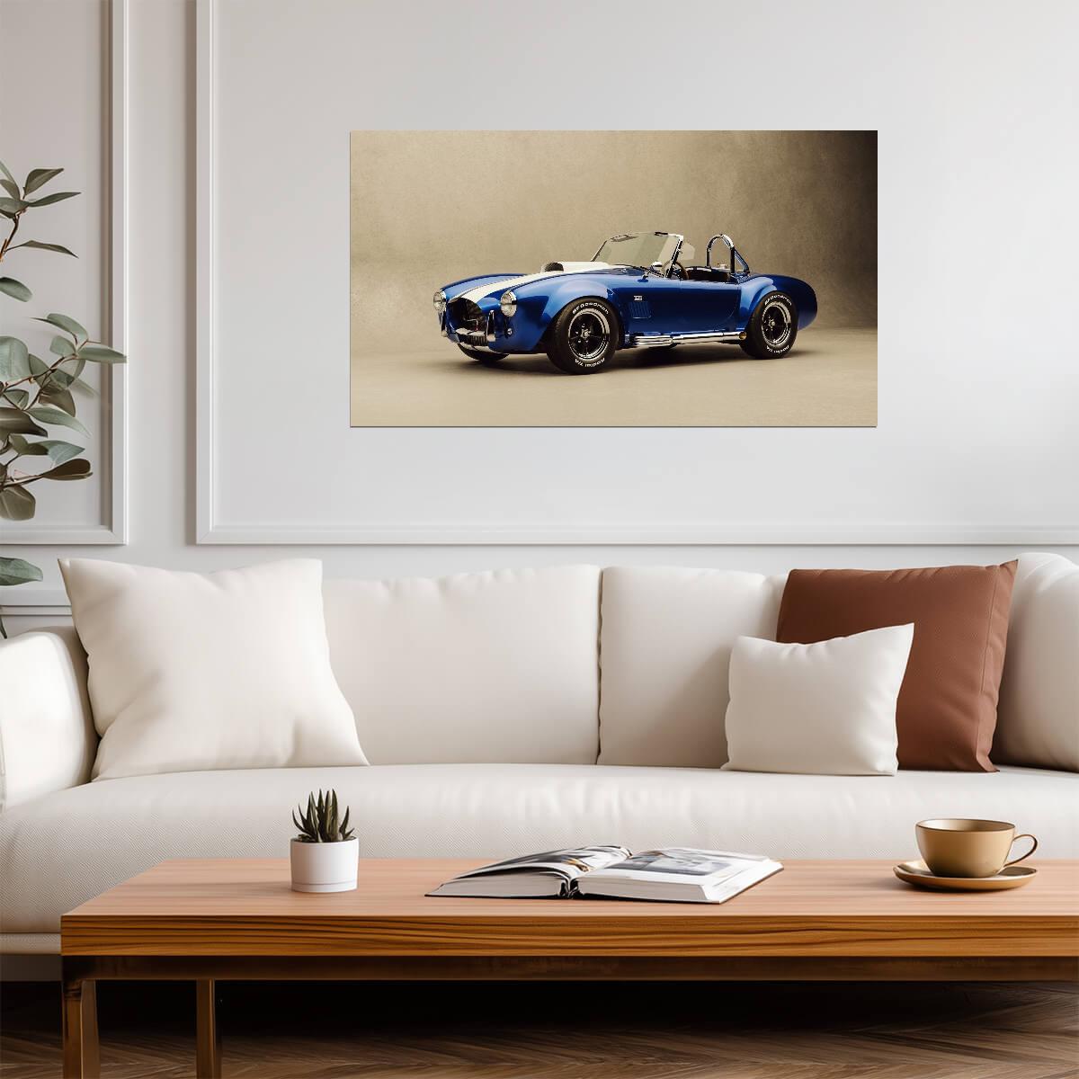 Shelby Cobra 427 1965 | Classic Car Poster | Vintage Automotive Photography