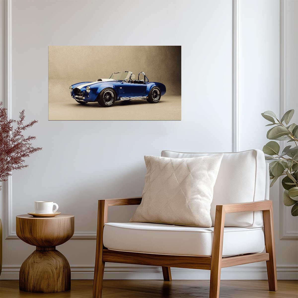 Shelby Cobra 427 1965 | Classic Car Poster | Vintage Automotive Photography
