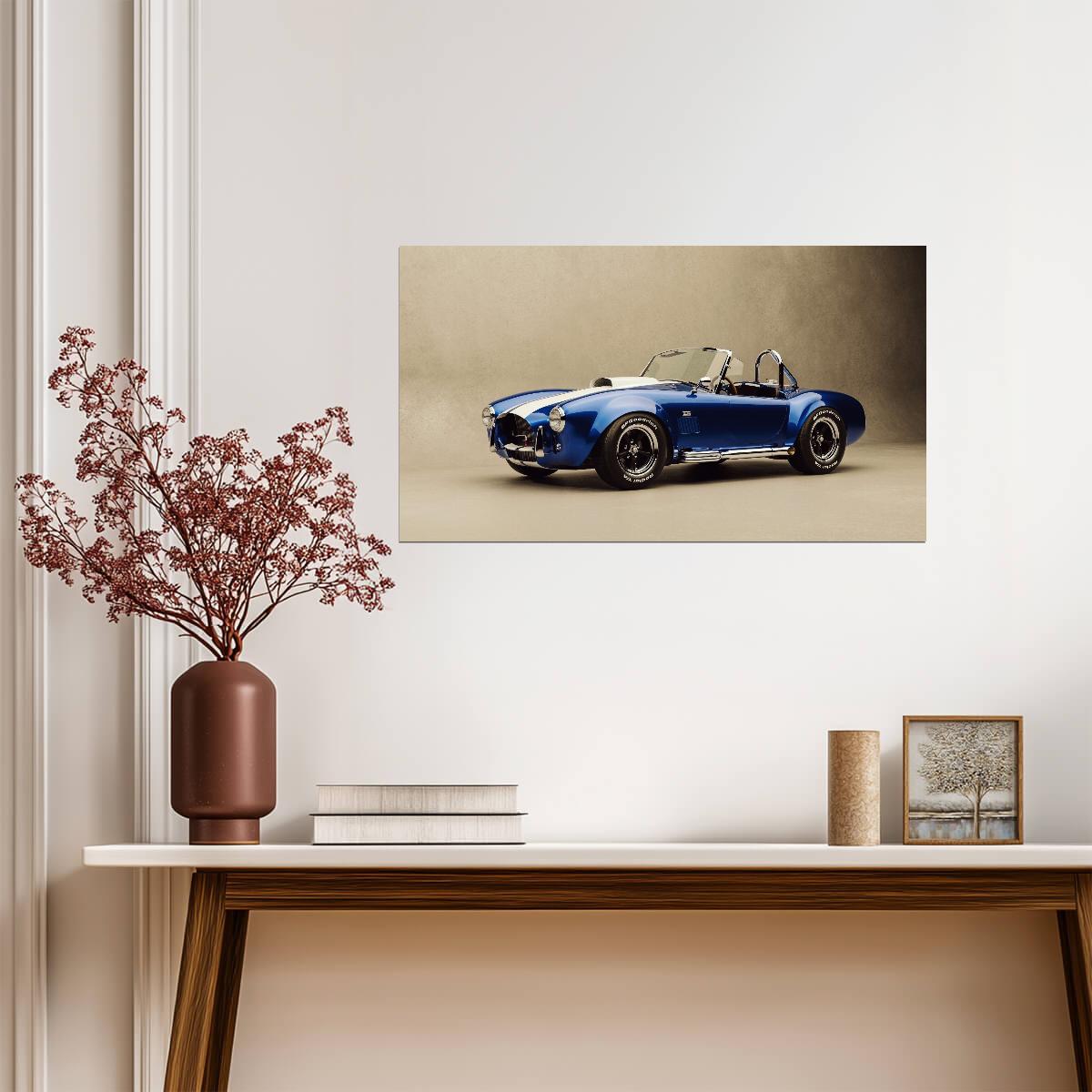Shelby Cobra 427 1965 | Classic Car Poster | Vintage Automotive Photography