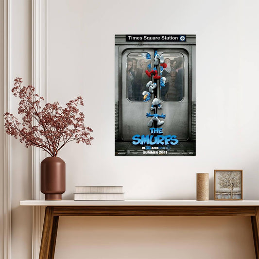 The Smurfs Movie | Neil Patrick Harris | Animated Family Film Poster - Movies & TV Poster