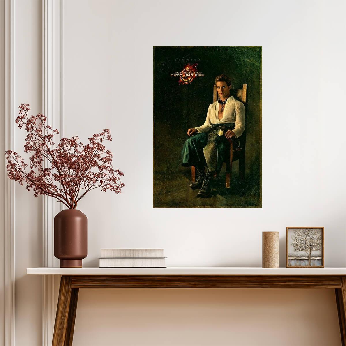 The Hunger Games: Catching Fire | Sam Claflin as Finnick Odair | Fantasy Movie Poster - Movies & TV Poster