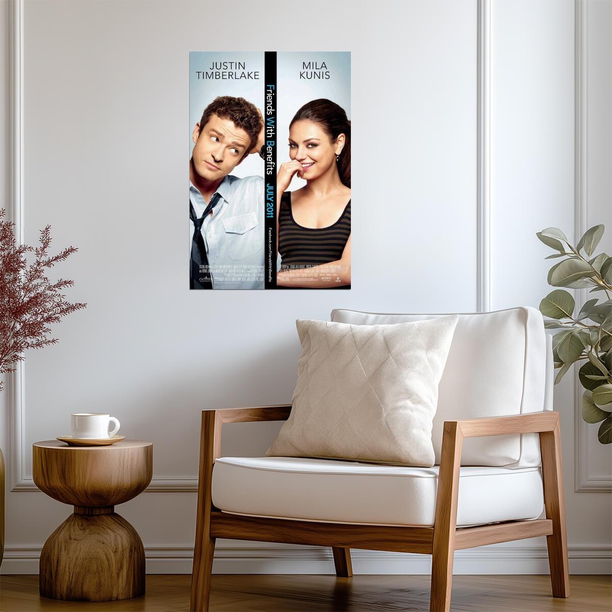 Friends with Benefits | Justin Timberlake & Mila Kunis | Romantic Comedy Poster - Movies & TV Poster