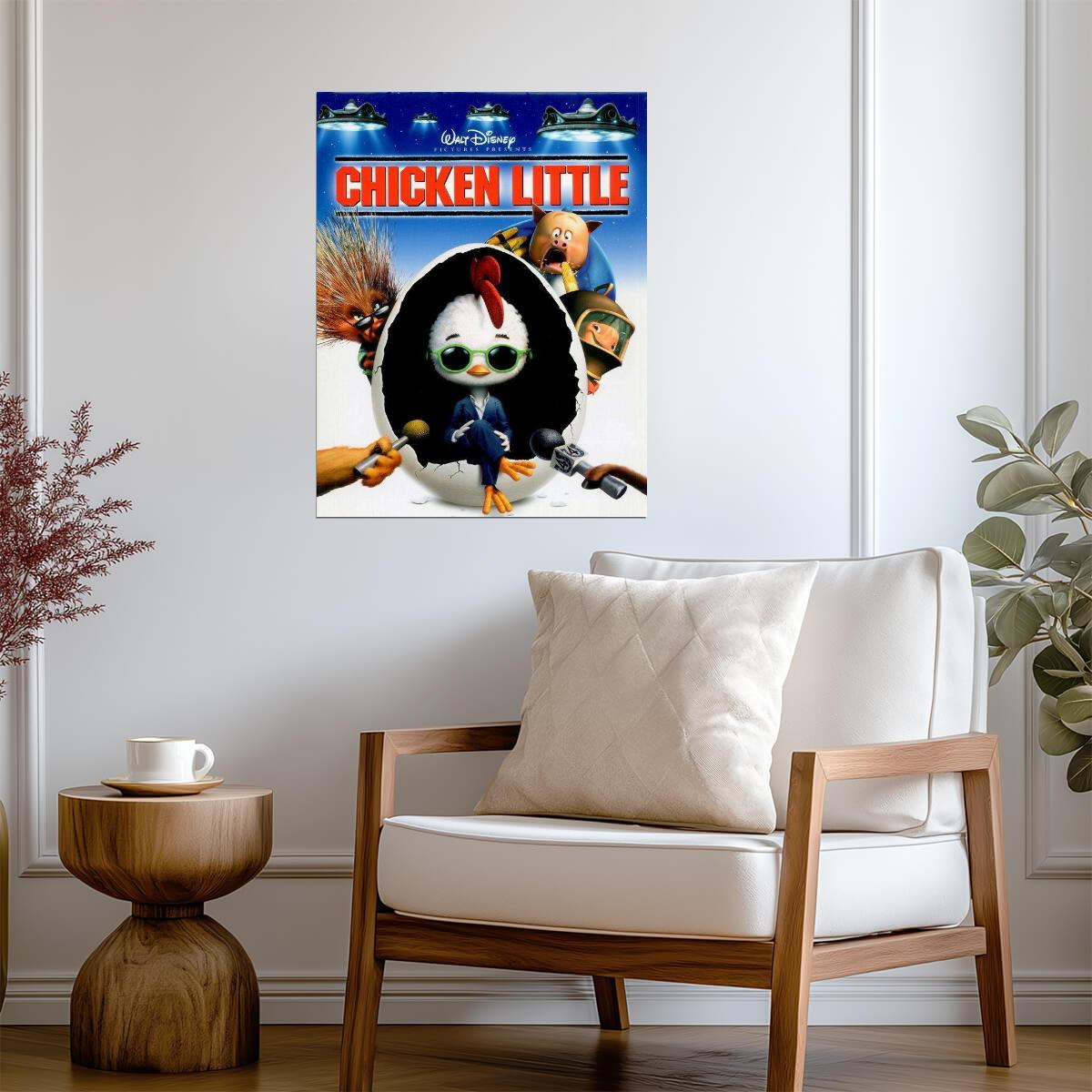 Chicken Little 2005 | Animated Comedy Movie Poster | Nostalgic Kids Room Art - Movies & TV Poster