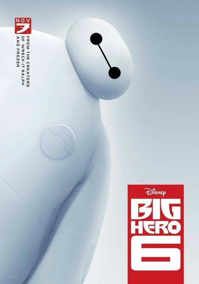 Big Hero 6 2014 | Baymax & Hiro Hamada | Animated Superhero Movie Poster - Movies & TV Poster