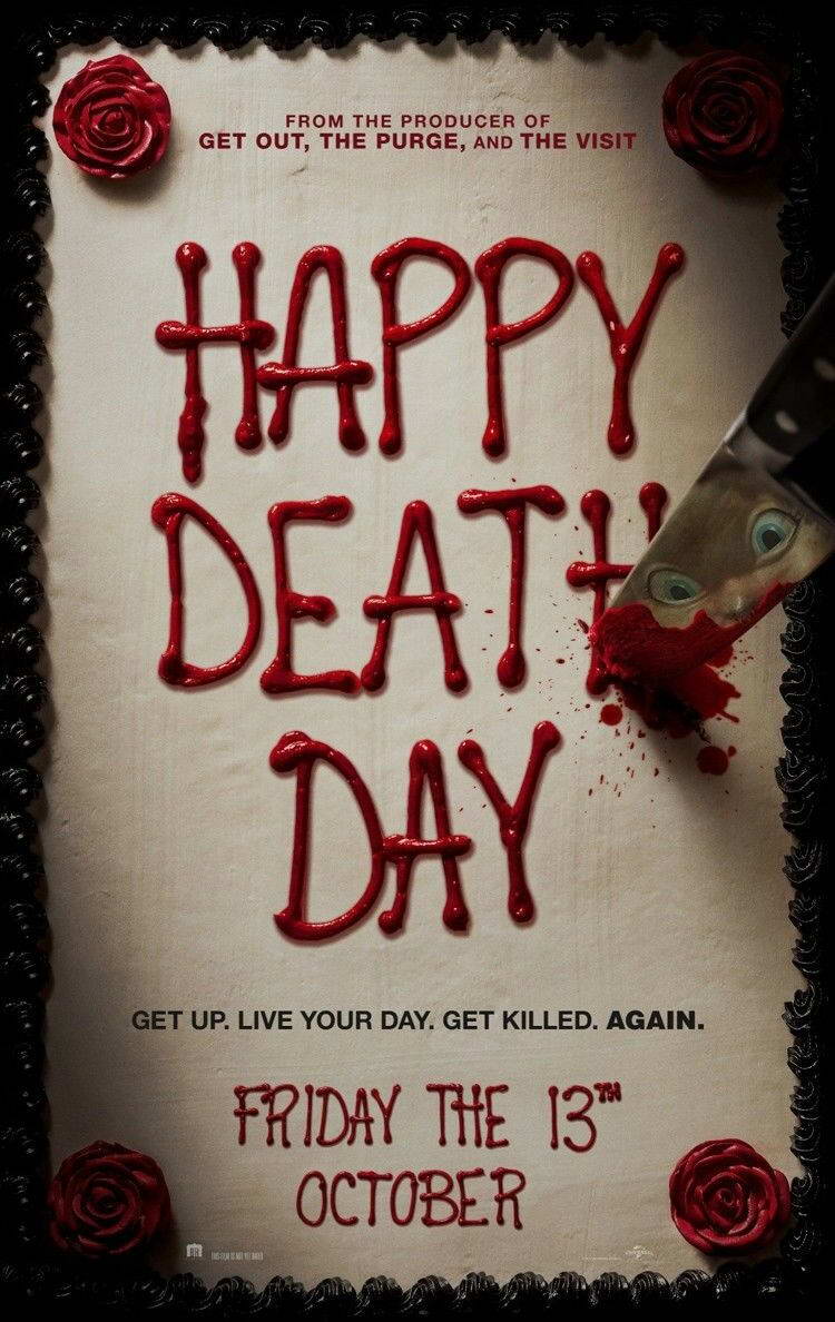 Happy Death Day Jessica Rothe | Horror Comedy Slasher Poster | Time Loop Movie Art - Movies & TV Poster