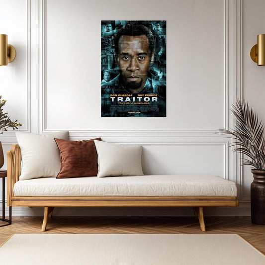 Traitor Don Cheadle | Spy Thriller Movie Poster | International Espionage Art - Movies & TV Poster