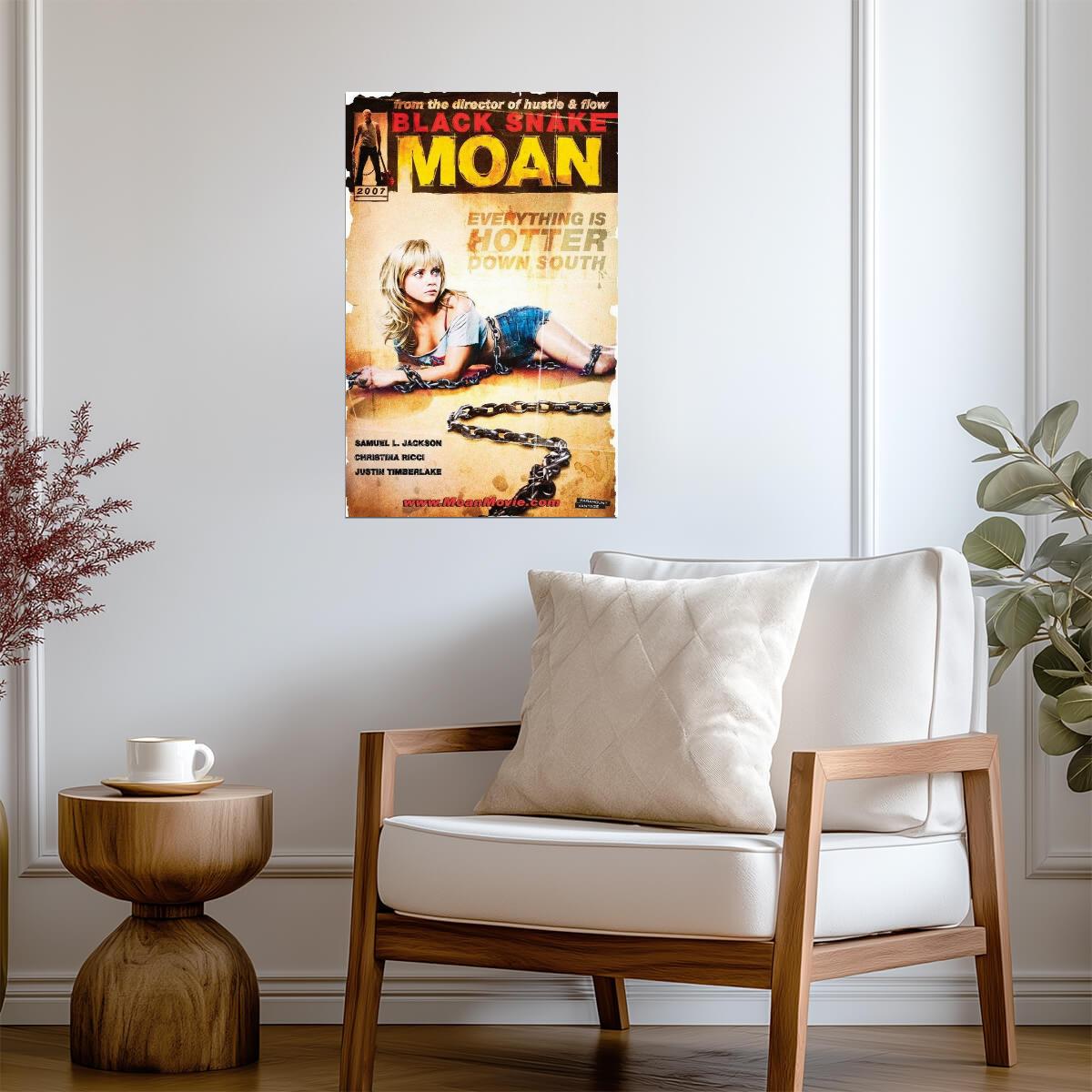 Black Snake Moan | Christina Ricci & Samuel L Jackson | Southern Gothic Drama Poster - Movies & TV Poster
