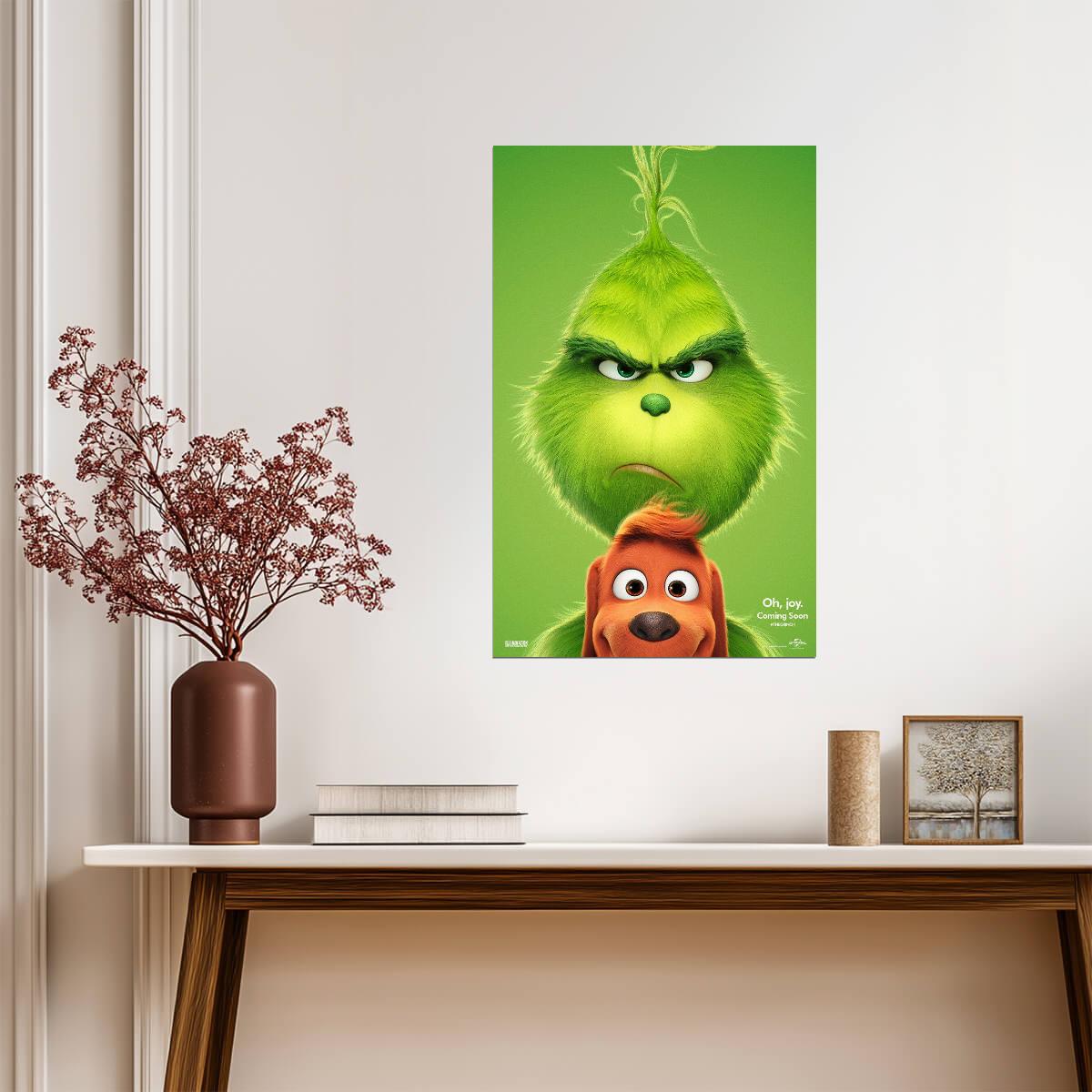 Dr Seuss' The Grinch 2018 | Benedict Cumberbatch | Animated Christmas Movie Poster - Movies & TV Poster
