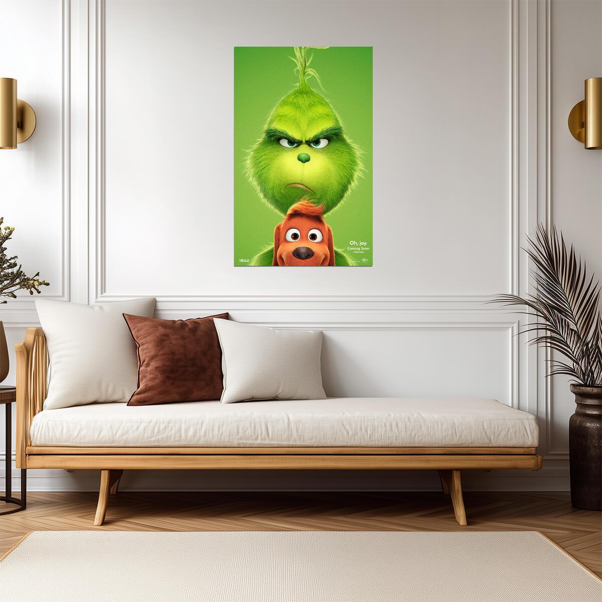 Dr Seuss' The Grinch 2018 | Benedict Cumberbatch | Animated Christmas Movie Poster - Movies & TV Poster