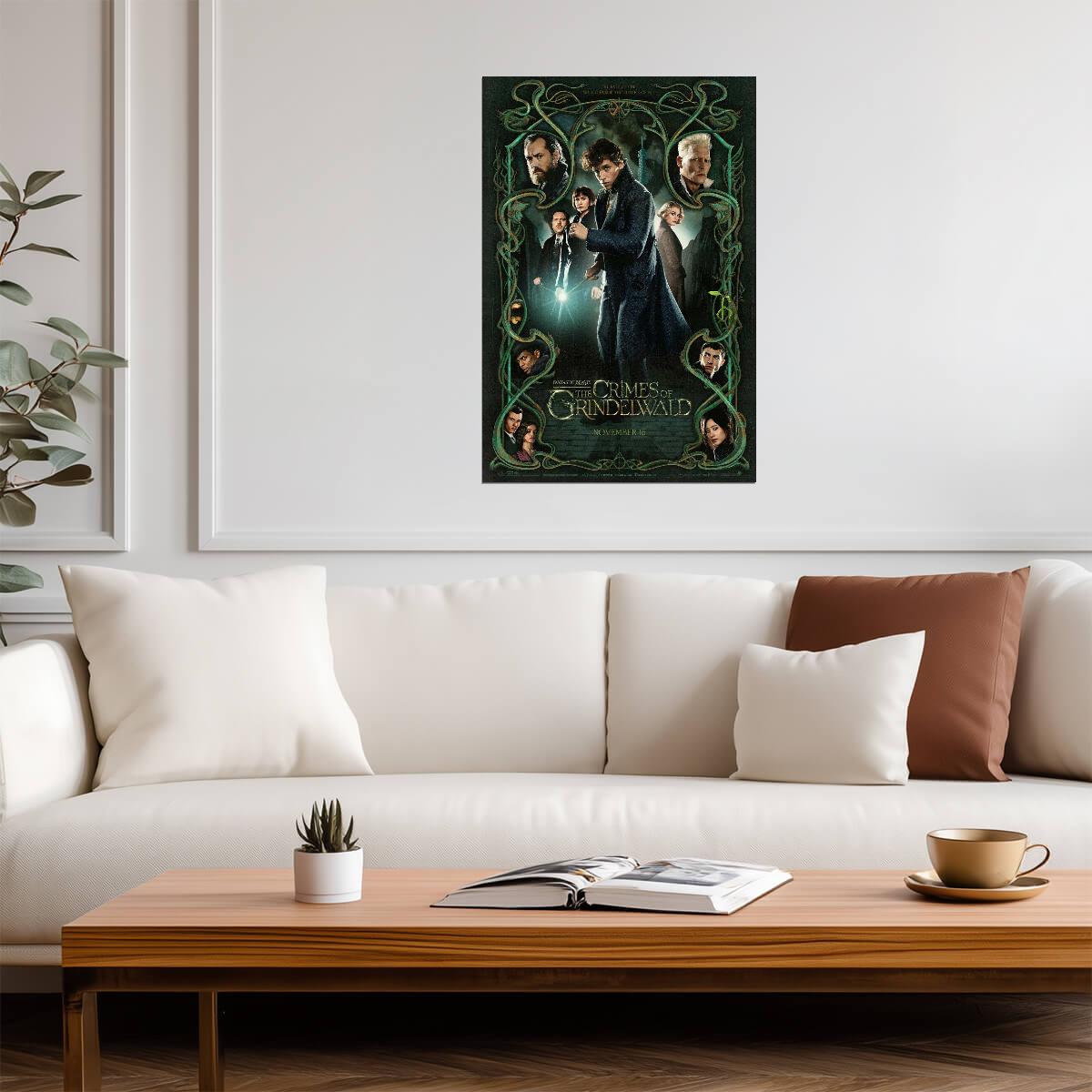 Fantastic Beasts The Crimes of Grindelwald | Fantasy Movie Poster | Wizarding World Wall Art - Movies & TV Poster
