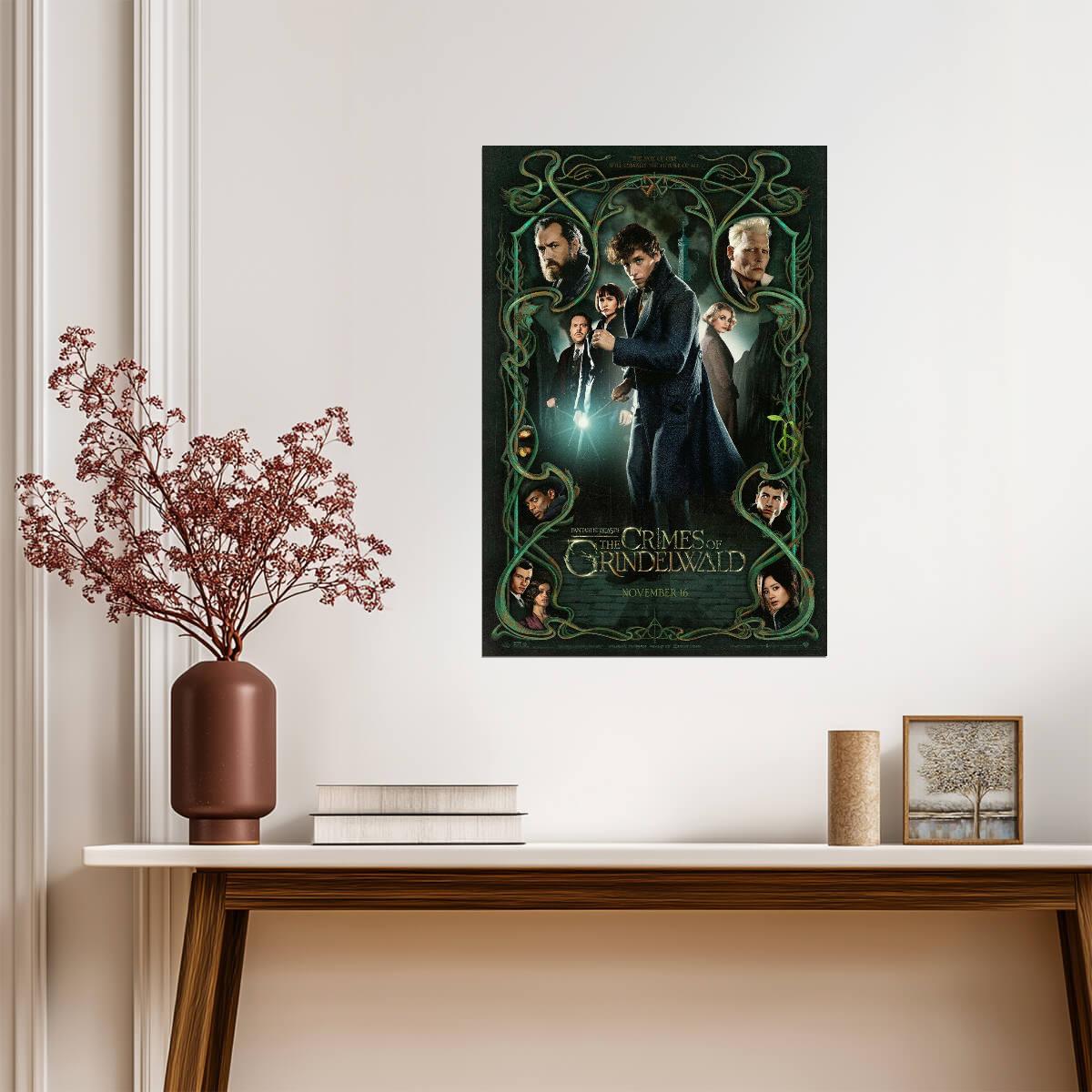 Fantastic Beasts The Crimes of Grindelwald | Fantasy Movie Poster | Wizarding World Wall Art - Movies & TV Poster