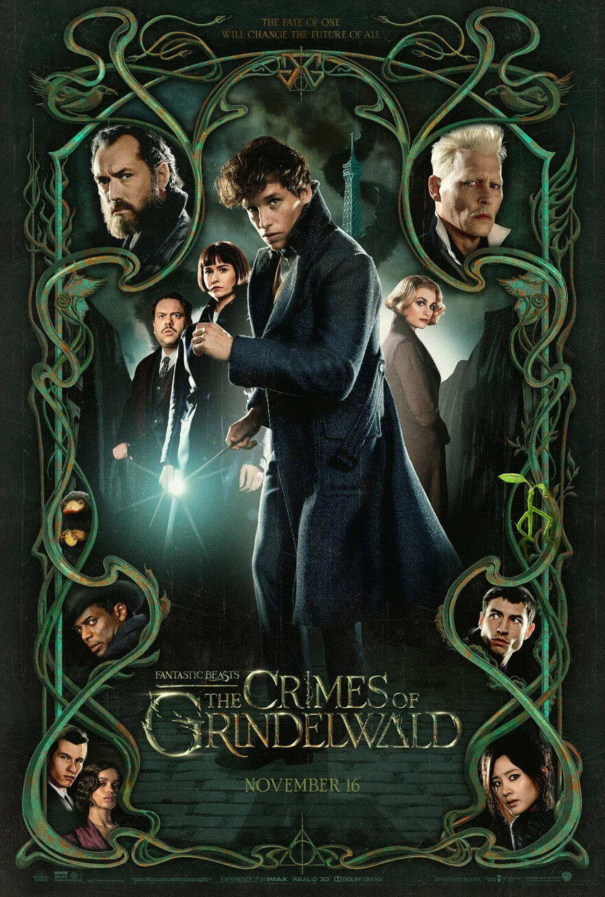 Fantastic Beasts The Crimes of Grindelwald | Fantasy Movie Poster | Wizarding World Wall Art - Movies & TV Poster