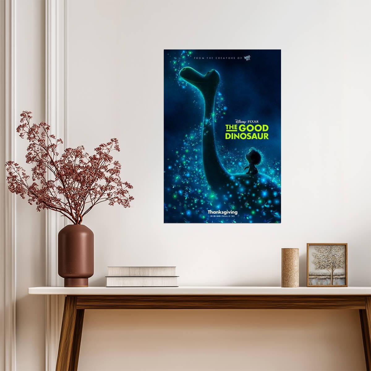 The Good Dinosaur | Animated Movie Poster | Prehistoric Adventure Art - Movies & TV Poster