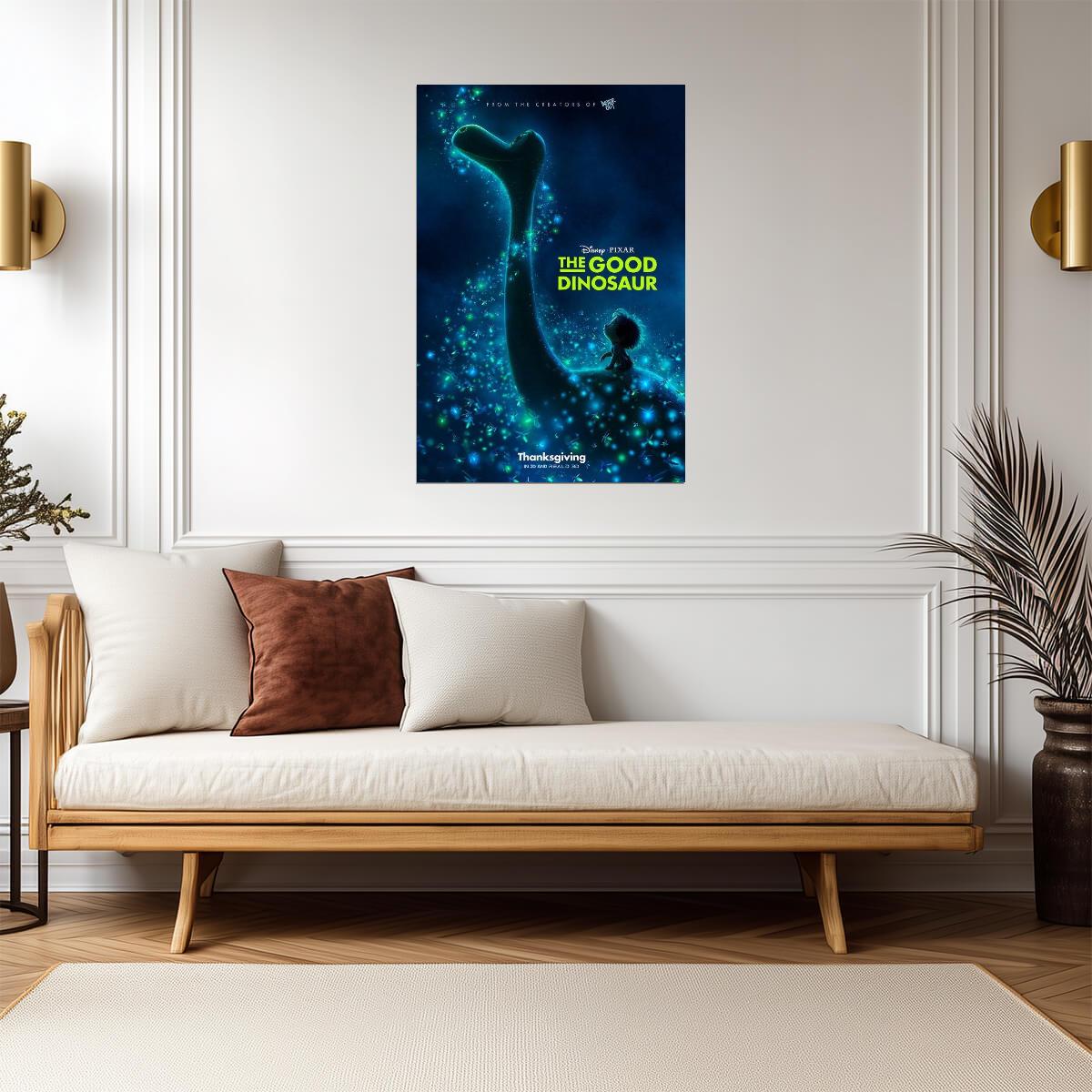 The Good Dinosaur | Animated Movie Poster | Prehistoric Adventure Art - Movies & TV Poster