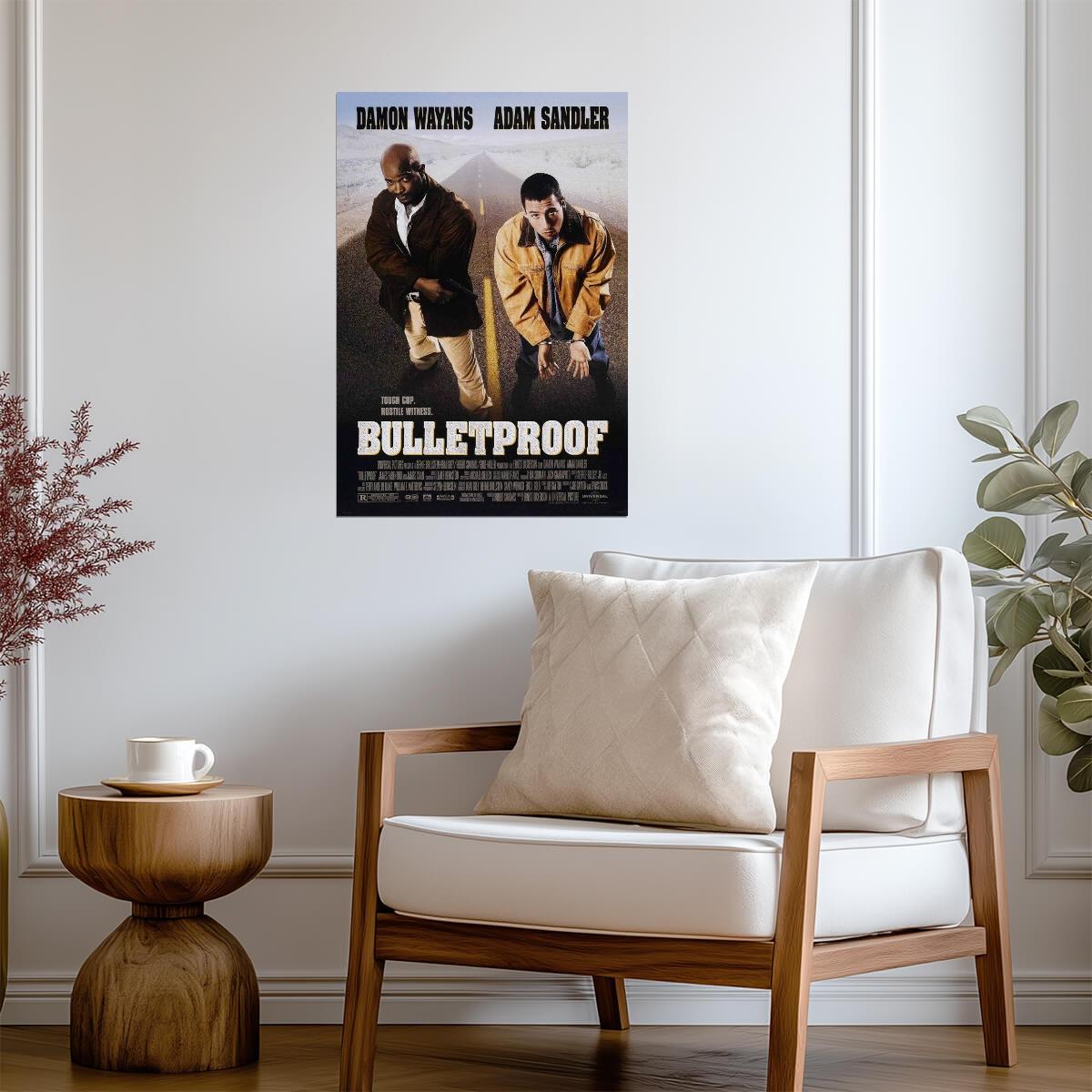 Bulletproof 1996 Movie | Adam Sandler & Damon Wayans | Action Comedy Film Poster - Movies & TV Poster