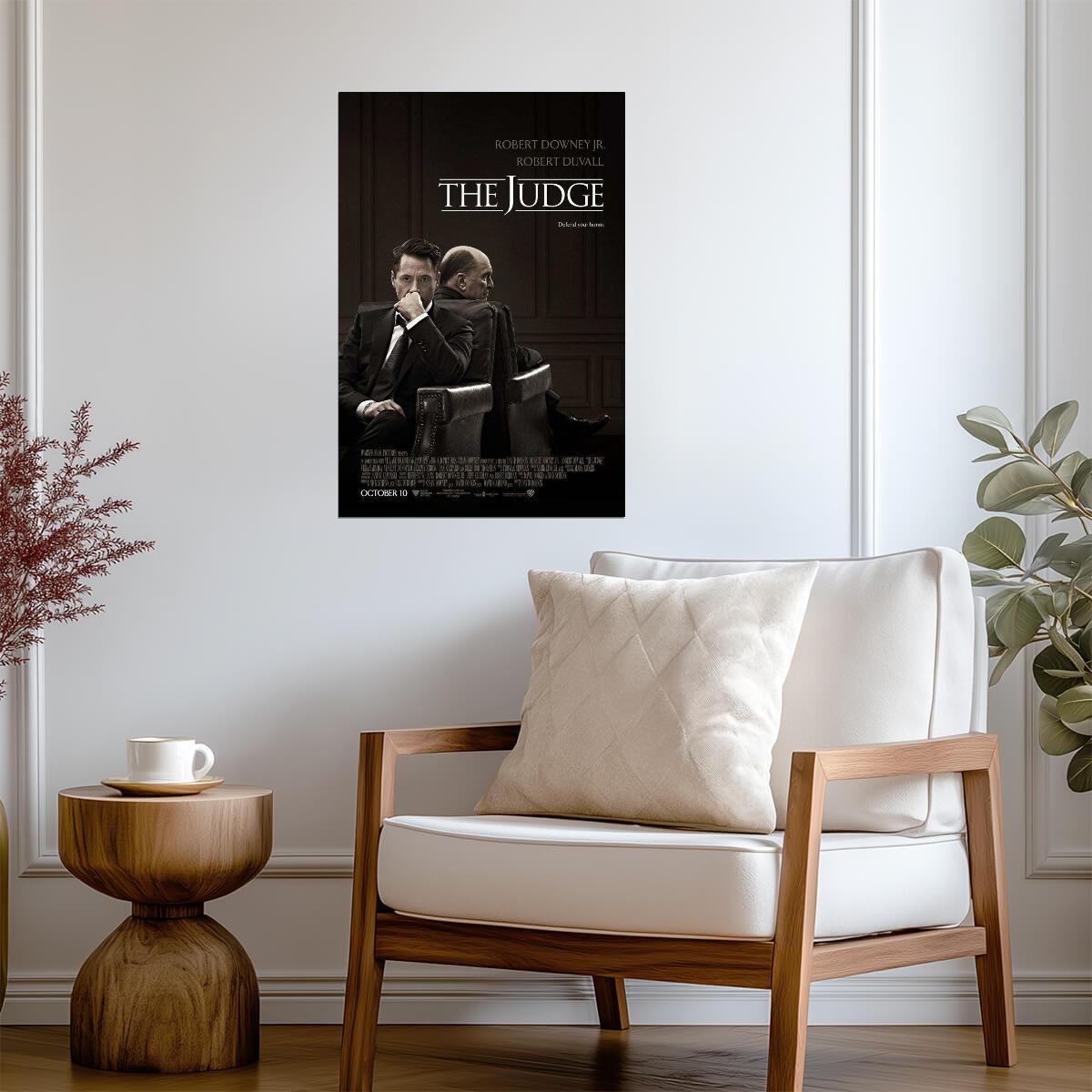 The Judge | Robert Downey Jr & Robert Duvall | Legal Drama Movie Poster - Movies & TV Poster