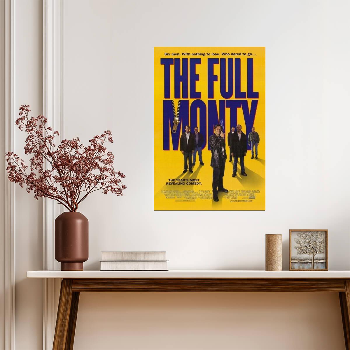 The Full Monty | British Comedy Movie Poster | 90s Film Wall Art - Movies & TV Poster