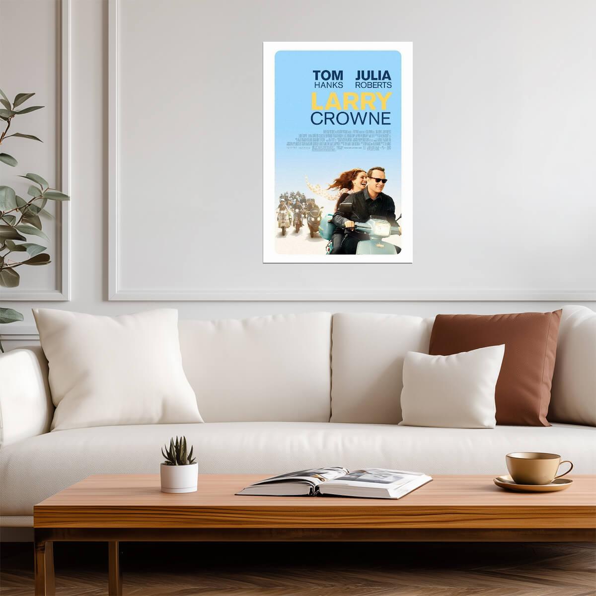 Larry Crowne | Tom Hanks & Julia Roberts | Romantic Comedy Movie Poster - Movies & TV Poster