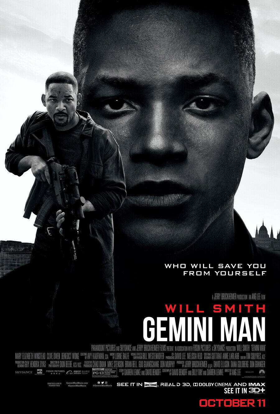 Gemini Man | Will Smith & Clive Owen | Sci-Fi Action Movie Poster - Movies & TV Poster
