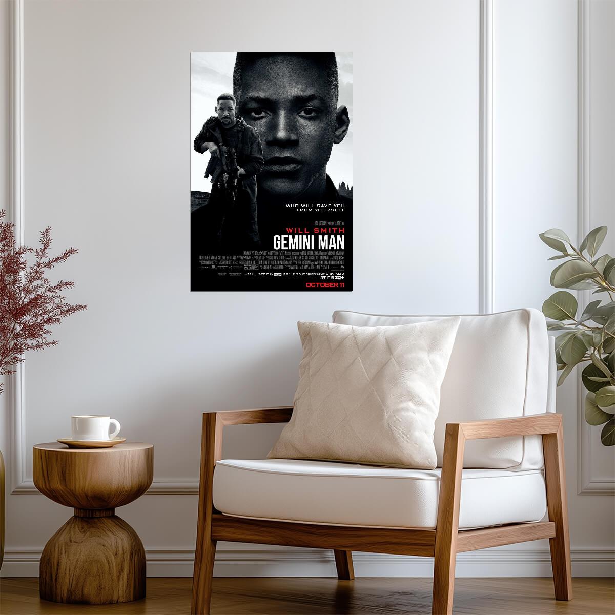 Gemini Man | Will Smith & Clive Owen | Sci-Fi Action Movie Poster - Movies & TV Poster
