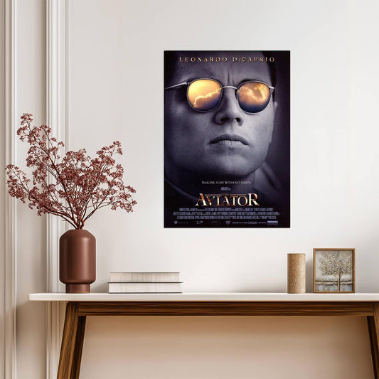 The Aviator Leonardo DiCaprio | Howard Hughes Biopic Poster | Martin Scorsese Film Art - Movies & TV Poster