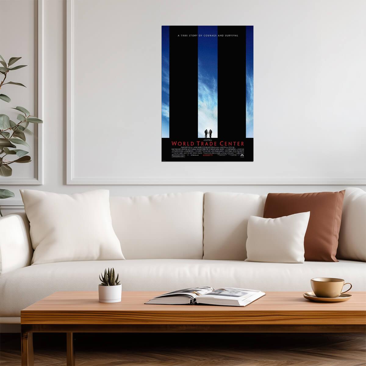 World Trade Center Nicolas Cage | Oliver Stone 9/11 Film Poster | Historical Drama Art - Movies & TV Poster