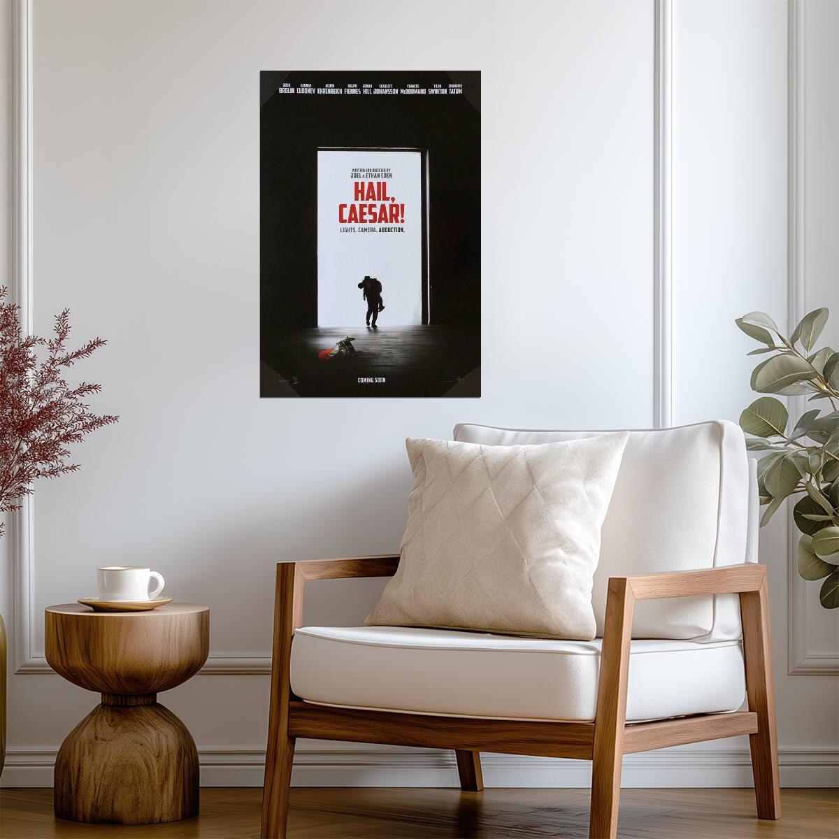 Hail Caesar a Coen Brothers Film | Old Classic Comedy Poster | Star-Studded Movie Art - Movies & TV Poster