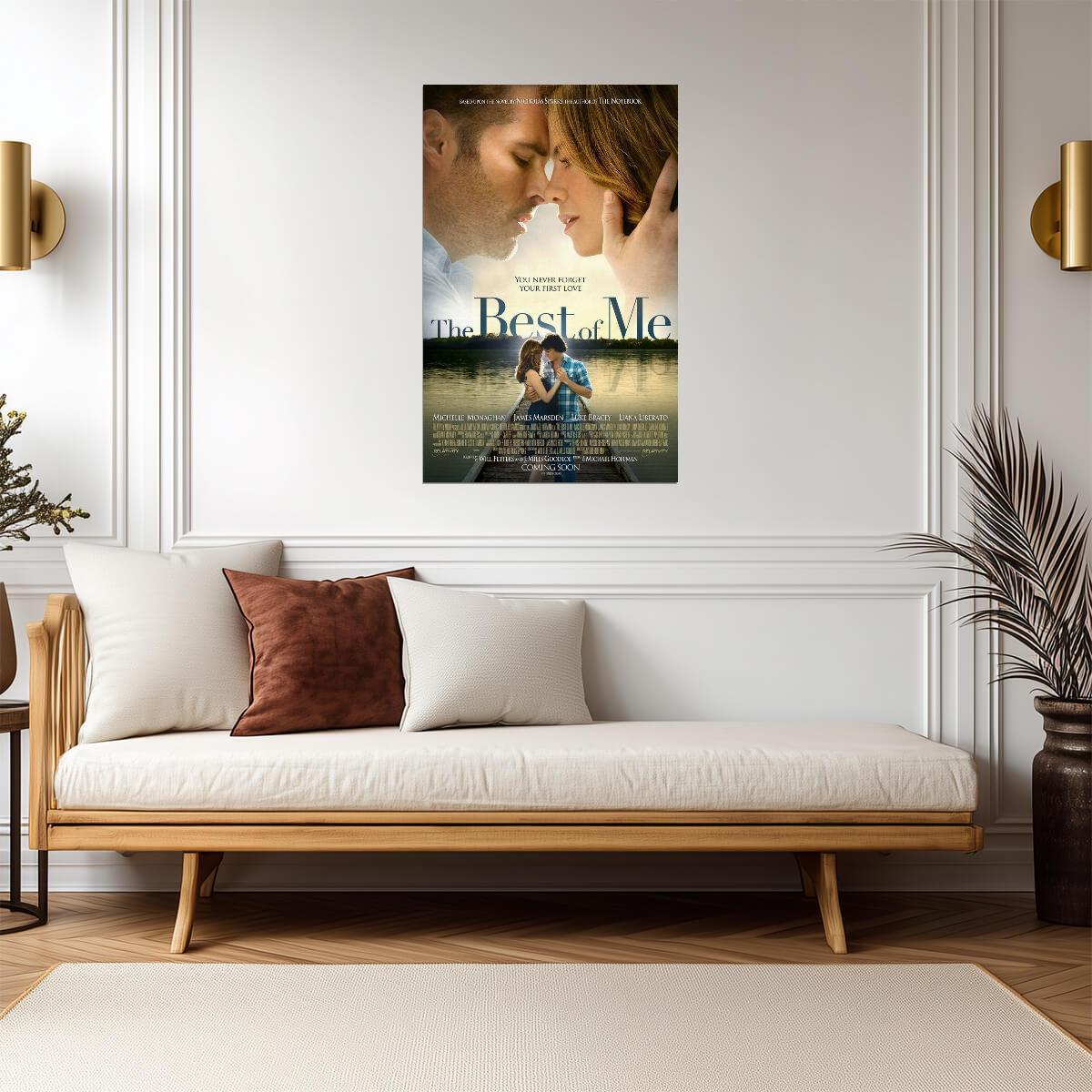 The Best of Me | Michelle Monaghan & James Marsden | Nicholas Sparks Romance Poster - Movies & TV Poster
