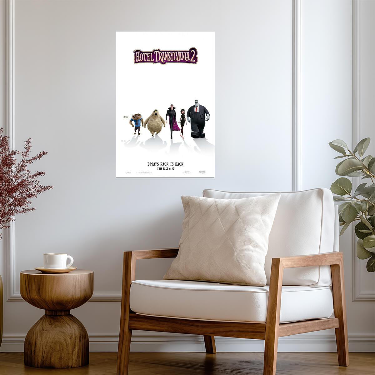 Hotel Transylvania 2 Adam Sandler as Dracula | Animated Comedy Poster | Family Halloween Movie Art - Movies & TV Poster