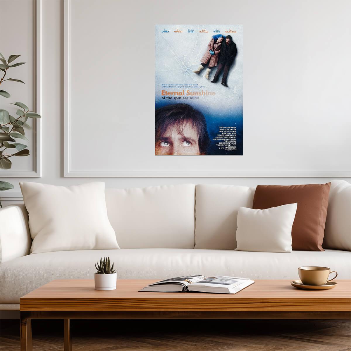 Eternal Sunshine of the Spotless Mind | Jim Carrey & Kate Winslet | Romantic Drama Poster - Movies & TV Poster