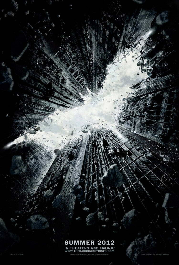 The Dark Knight Rises | Christian Bale as Batman | Superhero Movie Poster - Movies & TV Poster