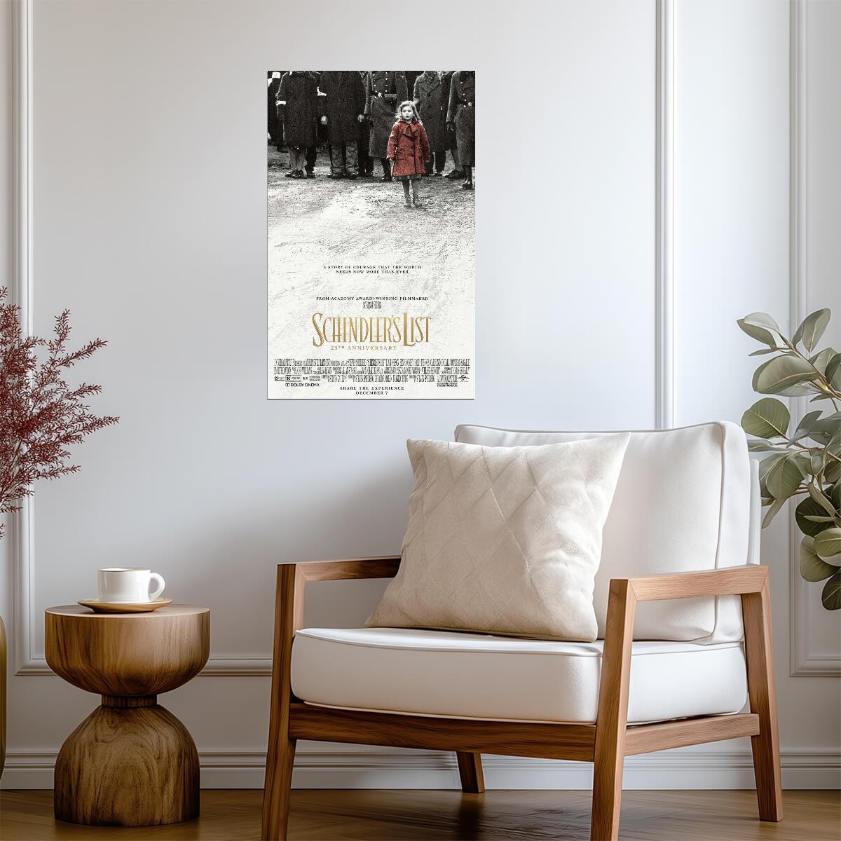 Schindler's List 1993 | A Film by Steven Spielberg | Historical Drama Poster - Movies & TV Poster