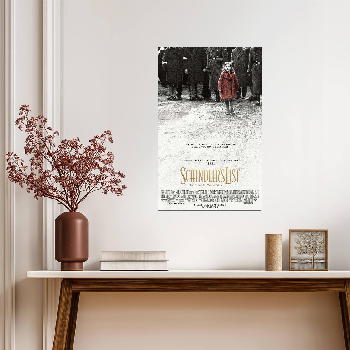 Schindler's List 1993 | A Film by Steven Spielberg | Historical Drama Poster - Movies & TV Poster