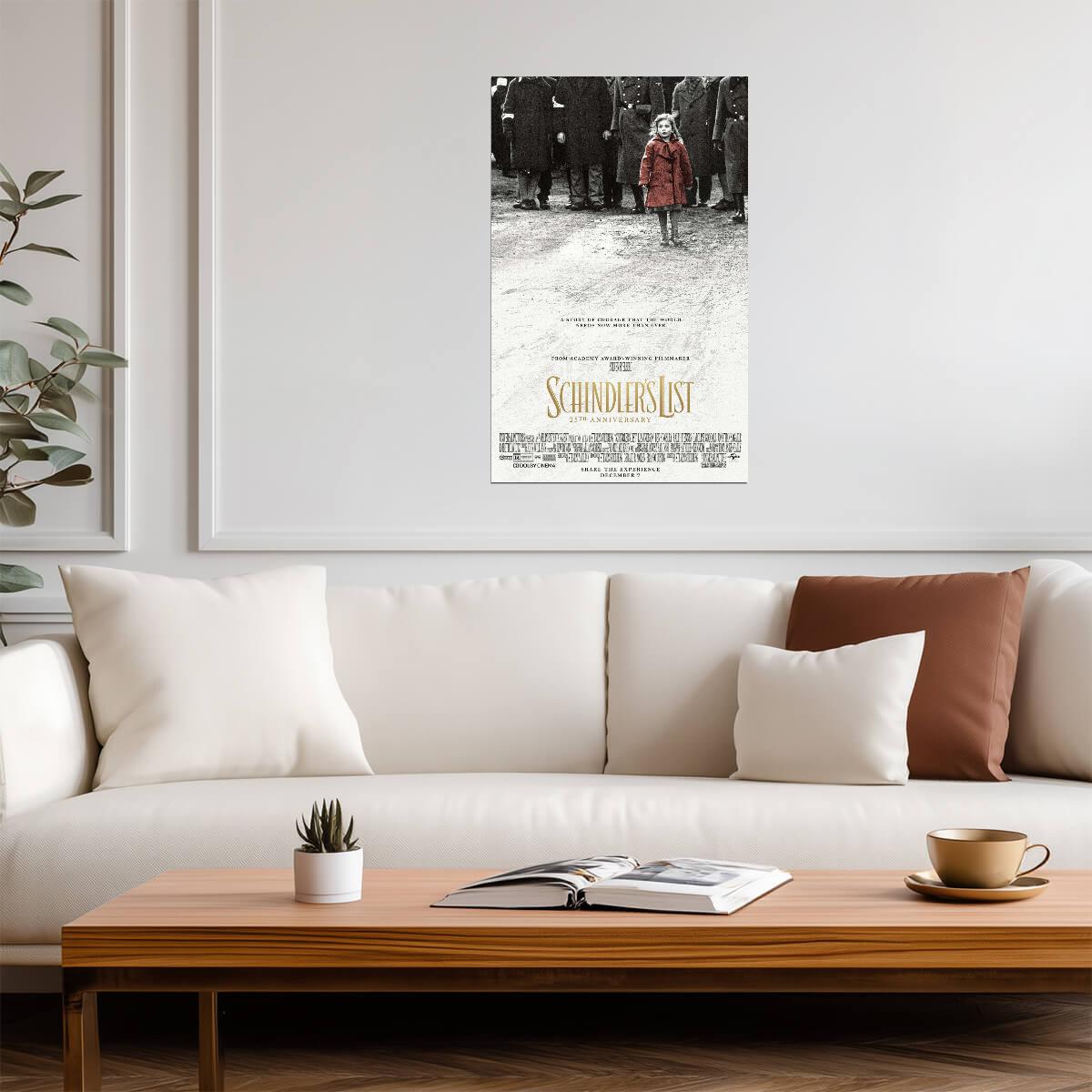 Schindler's List 1993 | A Film by Steven Spielberg | Historical Drama Poster - Movies & TV Poster