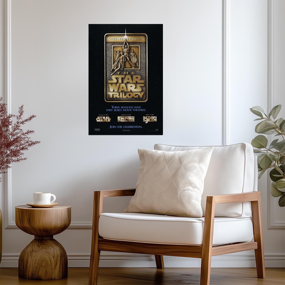 Star Wars Original Trilogy Special Edition | Classic Sci-Fi Movie Poster - Movies & TV Poster