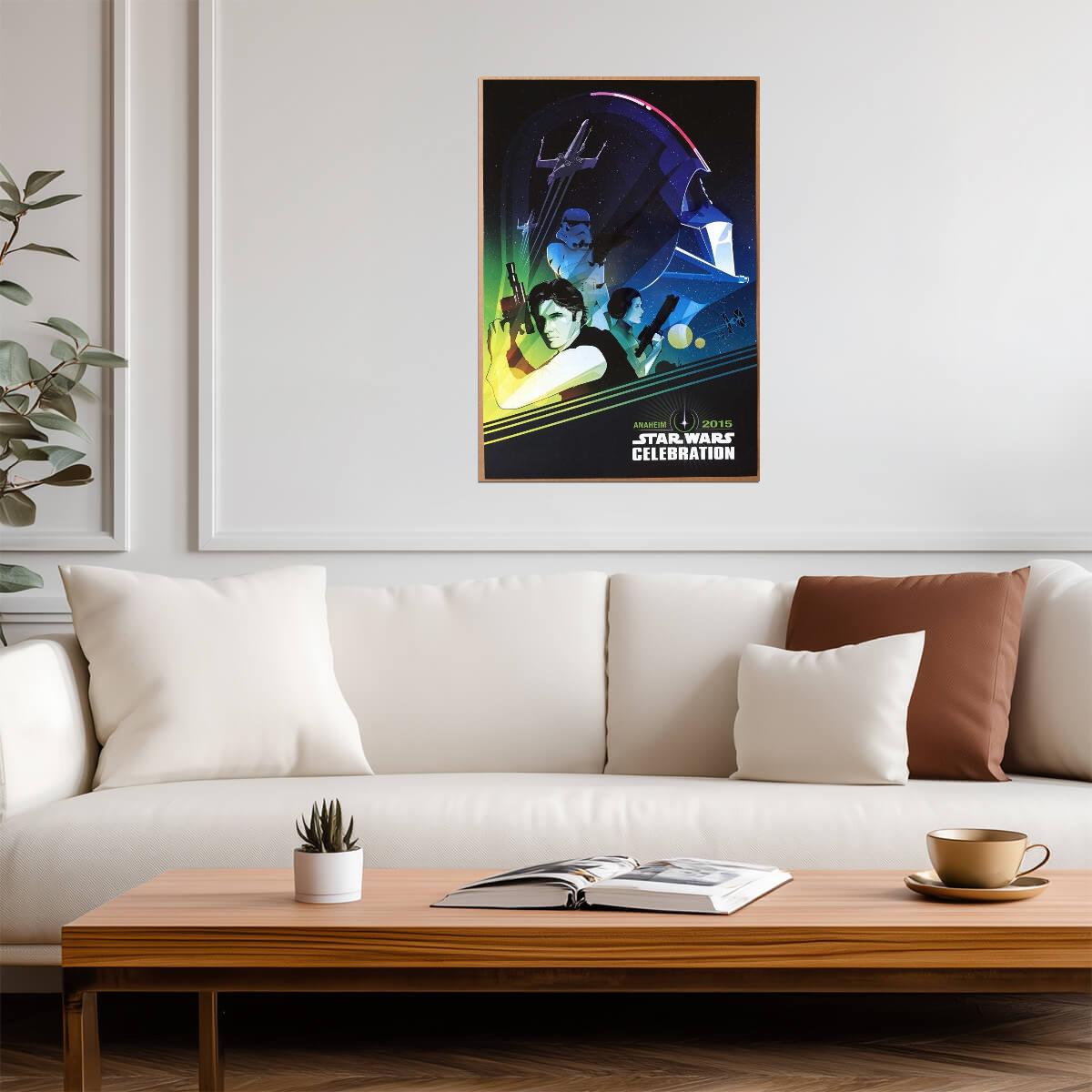 Star Wars Celebration Anaheim 2015 | Convention Art Print | Sci-Fi Event Poster - Movies & TV Poster
