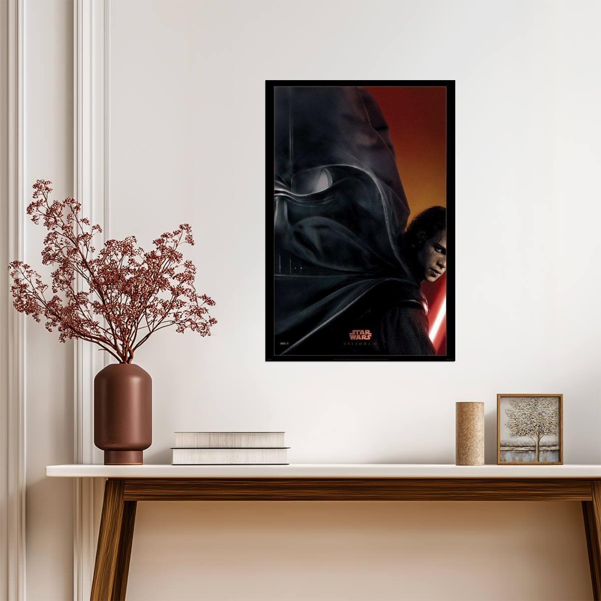 Star Wars: Revenge of the Sith | Anakin Skywalker vs Darth Vader | Sci-Fi Movie Poster - Movies & TV Poster
