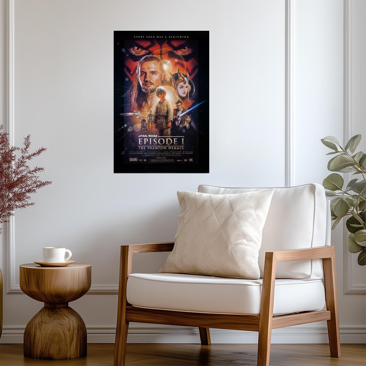 Star Wars: The Phantom Menace | Sci-Fi Prequel Movie Poster - Movies & TV Poster
