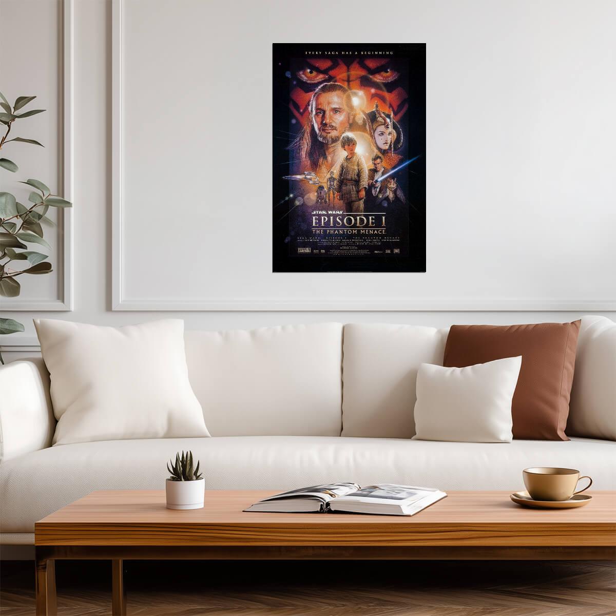 Star Wars: The Phantom Menace | Sci-Fi Prequel Movie Poster - Movies & TV Poster