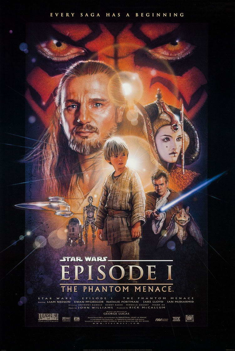 Star Wars: The Phantom Menace | Sci-Fi Prequel Movie Poster - Movies & TV Poster
