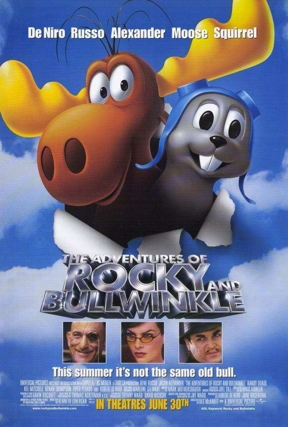 The Adventures of Rocky and Bullwinkle 2000 | Family Comedy Movie Poster - Movies & TV Poster