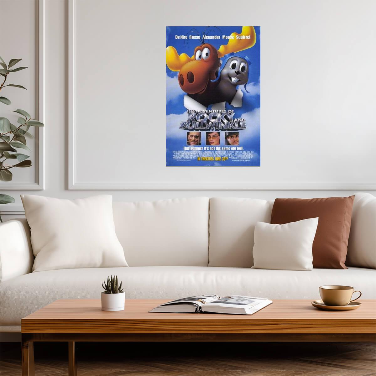 The Adventures of Rocky and Bullwinkle 2000 | Family Comedy Movie Poster - Movies & TV Poster