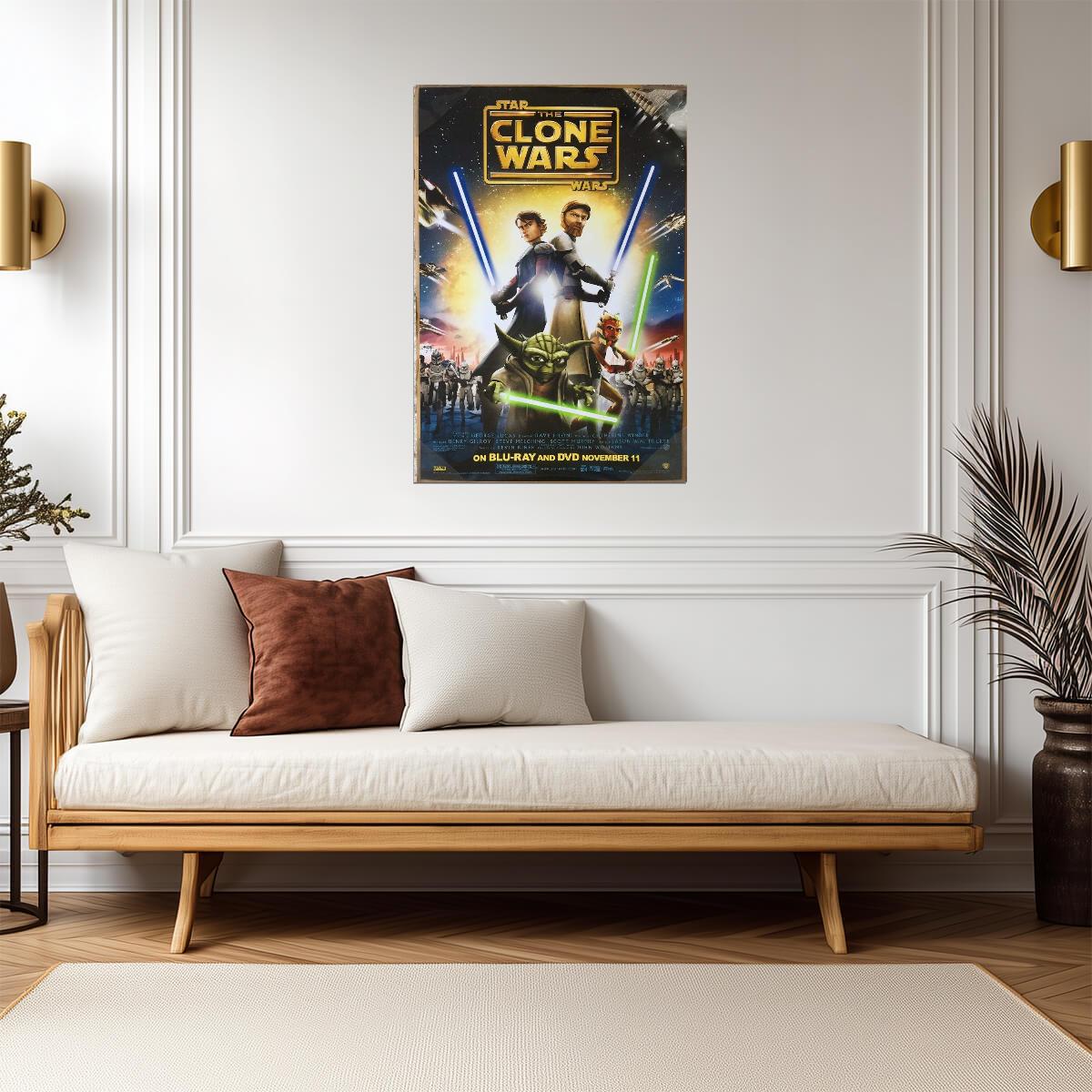 Star Wars: The Clone Wars 2008 | Animated Series Poster | Kids Room Decor - Movies & TV Poster