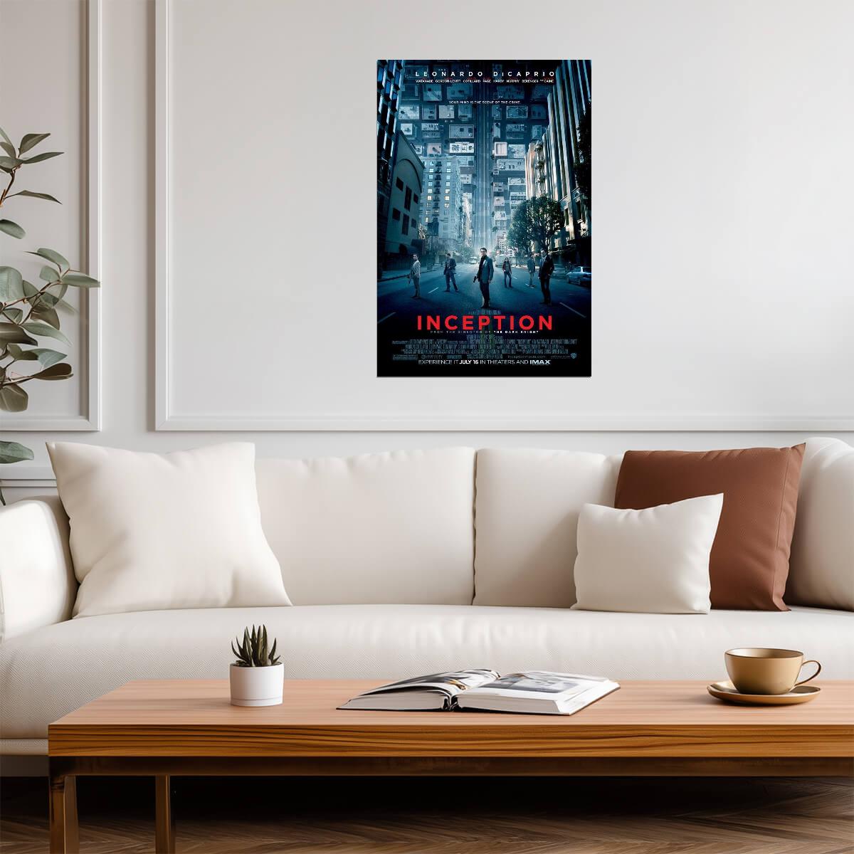 Inception 2010 | A Christopher Nolan Film | Sci-Fi Thriller Poster - Movies & TV Poster