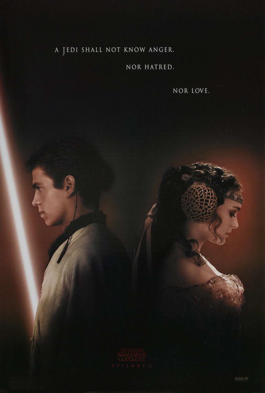 Star Wars: Attack of the Clones 2002 | Sci-Fi Prequel Movie Poster - Movies & TV Poster