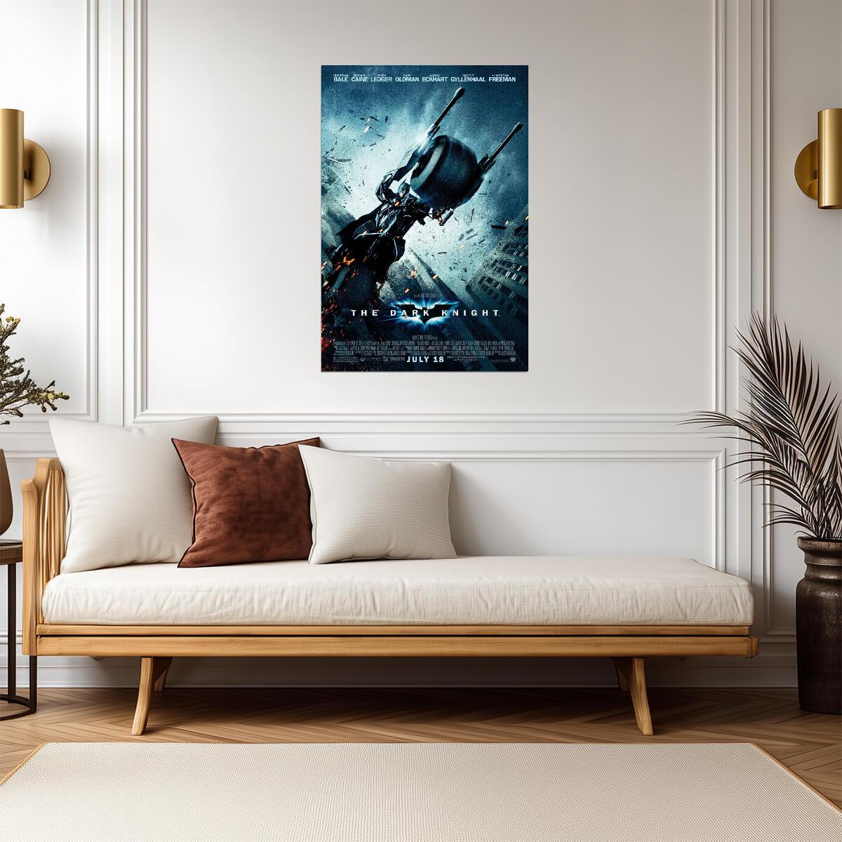 The Dark Knight | Batman on the Batpod | Action Movie Scene Poster - Movies & TV Poster