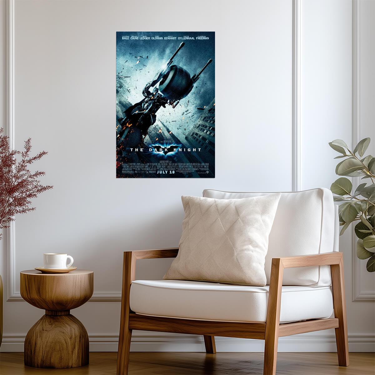 The Dark Knight | Batman on the Batpod | Action Movie Scene Poster - Movies & TV Poster