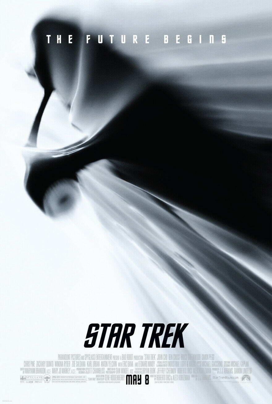 Star Trek 2009 | A Film by J.J. Abrams | Sci-Fi Movie Poster - Movies & TV Poster