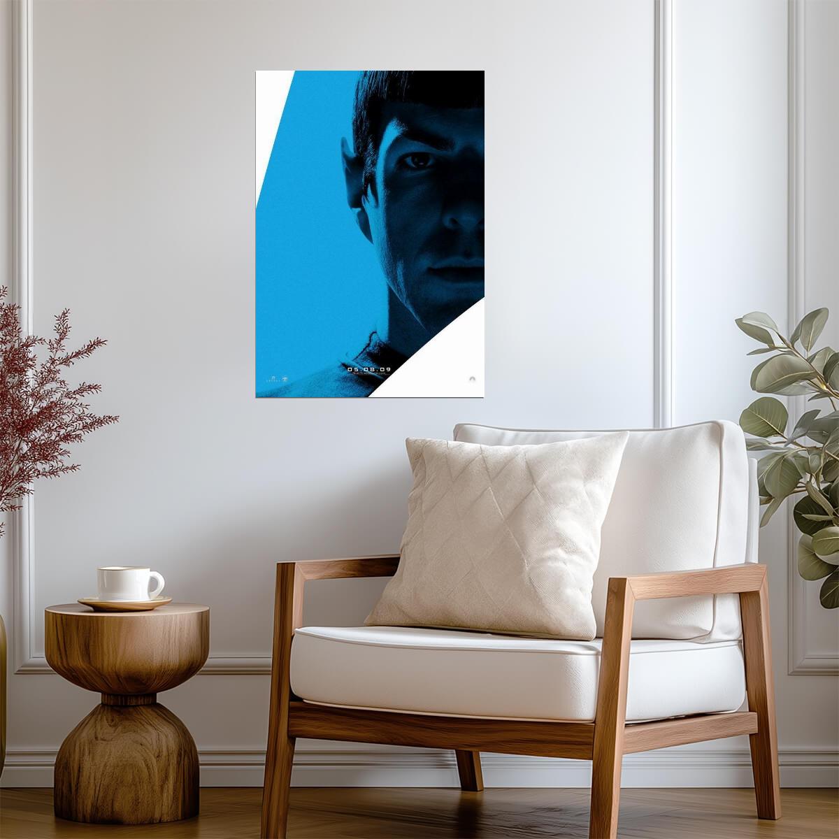 Star Trek 2009 | Zachary Quinto as Spock | Sci-Fi Character Poster - Movies & TV Poster