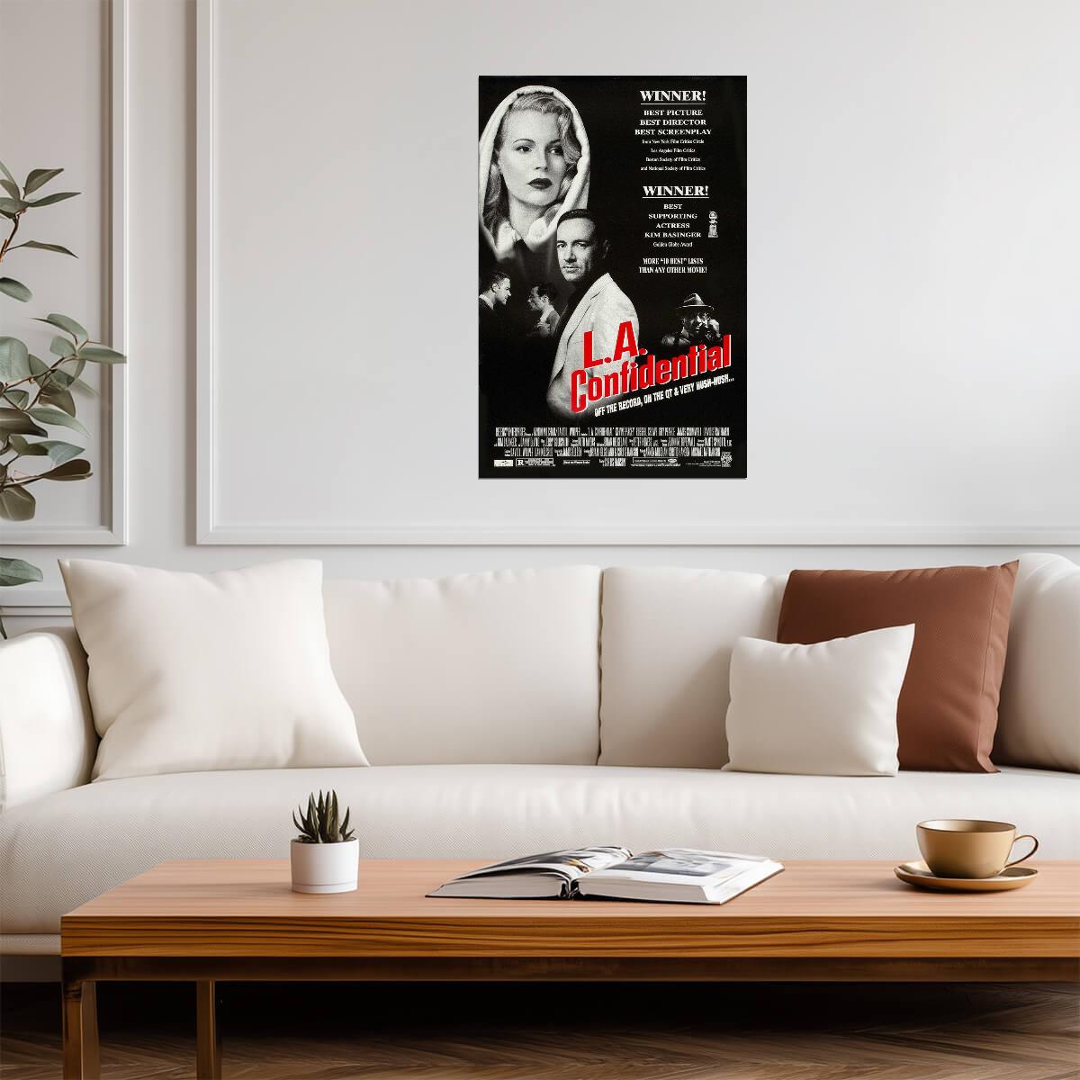 L.A. Confidential | Kim Basinger Golden Globe Winner | Awards Movie Poster - Movies & TV Poster